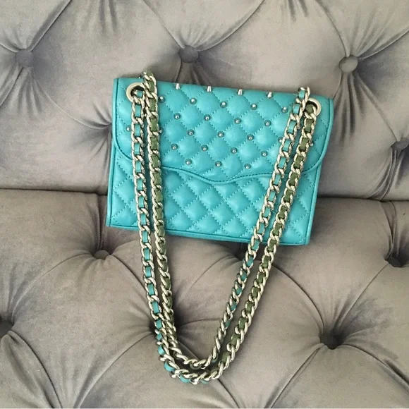 Rebecca Minkoff Awesome Studded Quilted Mini Affair Convertible Crossbody Bag - Picture 5 of 12
